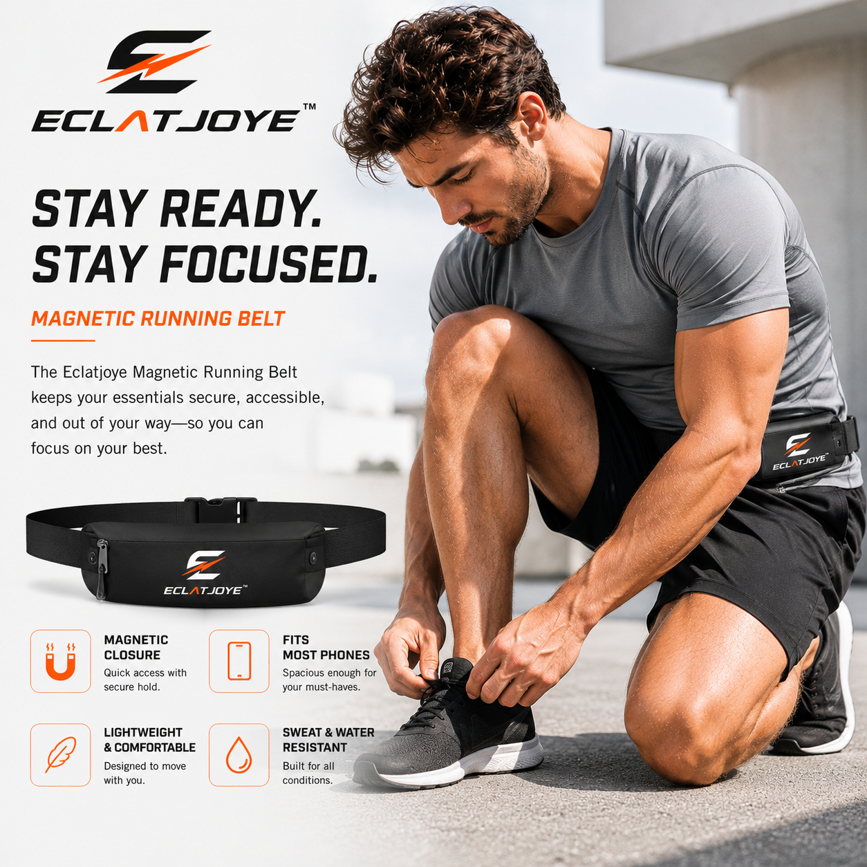 ECLATJOYE™ AeroLock Magnetic Running Belt